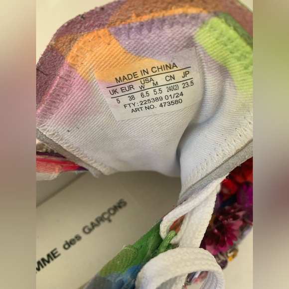 Comme Des Garçons x Salomon glass crystal embellished sneakers Size 6.5 US Women - Picture 14 of 16